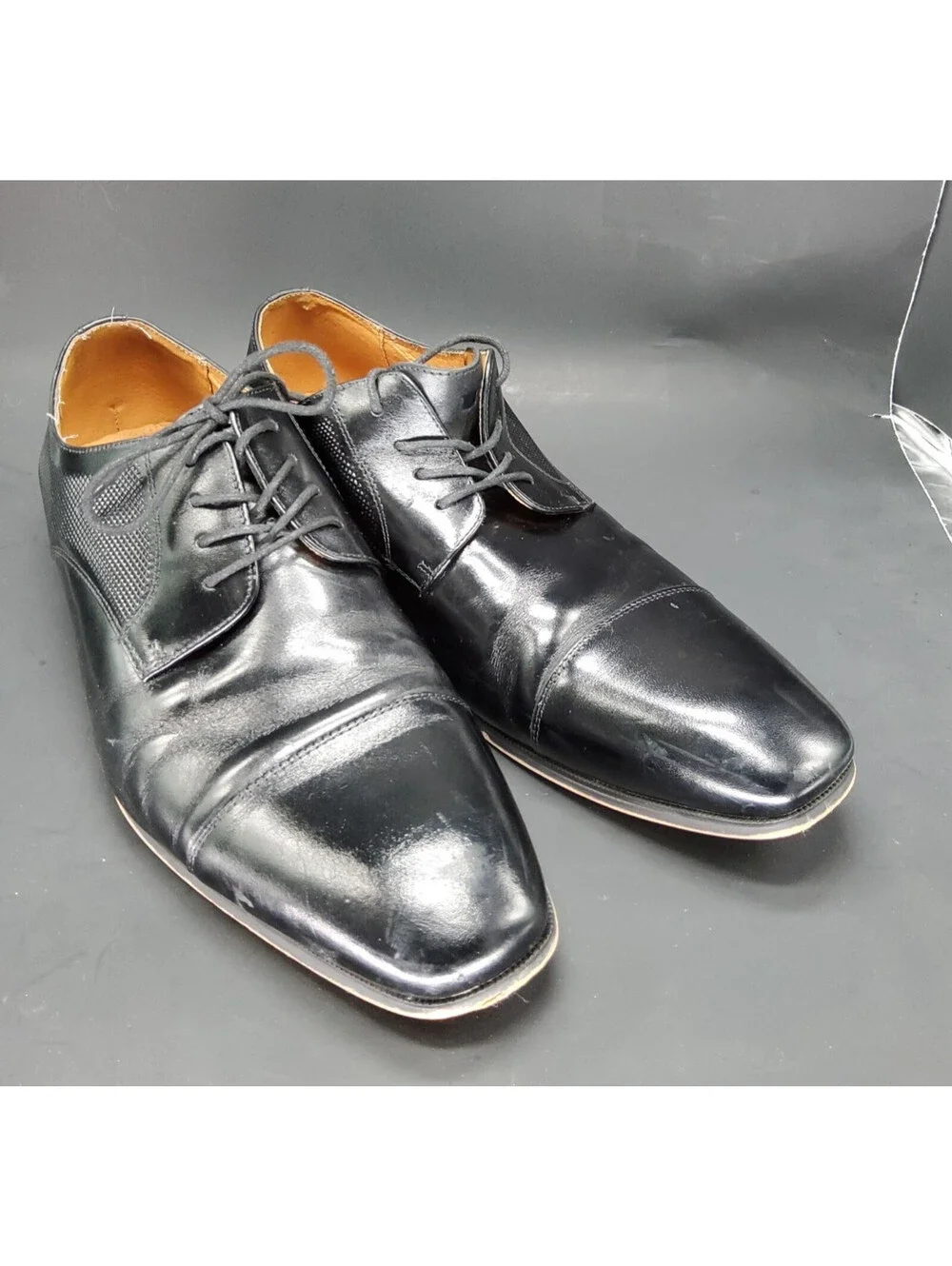 Florsheim Shoes Calipa Cap Toe Oxfords Men's Sz 11.5 Medium (D) Black